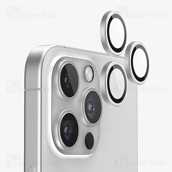 محافظ لنز فلزی دوربین مانکی Apple iPhone 16 Pro / 16 Pro Max