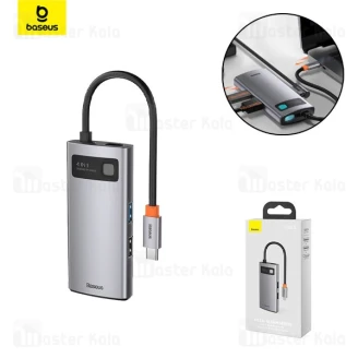 هاب 4 پورت بیسوس Baseus Metal Gleam 4 in 1 Multifunctional Type-C HUB CAHUB-CY0G توان 100 وات