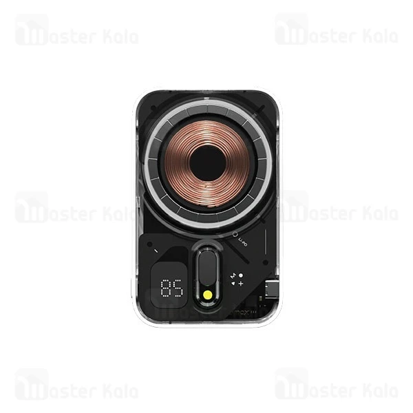 پاوربانک وایرلس فوق نازک 5000 مگ سیف مومکس Momax 1-Power Flow IP126 توان 15 وات