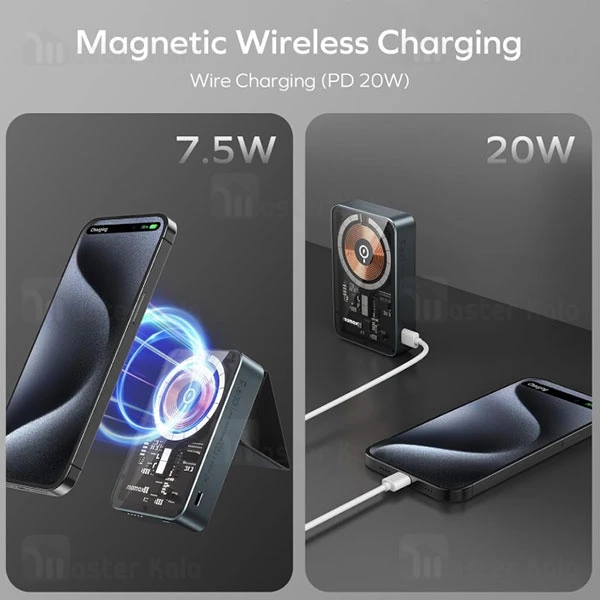 پاوربانک وایرلس 10000 مگ سیف مومکس Momax Q.Mag Power 11 IP111 توان 20 وات