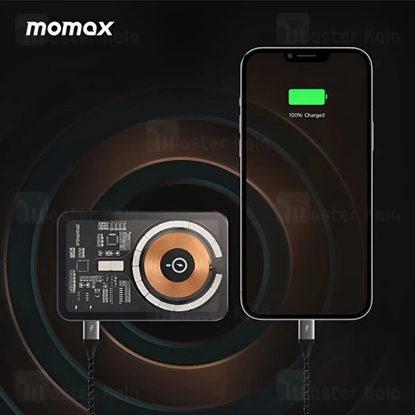 پاوربانک وایرلس 10000 مگ سیف مومکس Momax Q.Mag Power 11 IP111 توان 20 وات