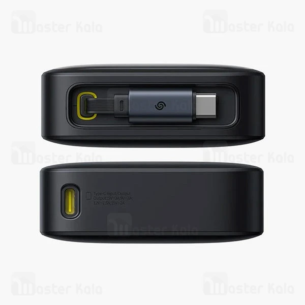 پاوربانک 10000 بیسوس Baseus NOMOS P10070900842-00 توان 30 وات با کابل تایپ سی جمع شونده