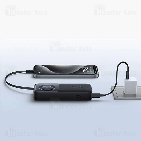 پاوربانک 10000 بیسوس Baseus NOMOS P10070900842-00 توان 30 وات با کابل تایپ سی جمع شونده