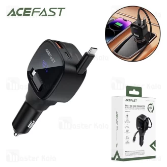 شارژر فندکی ایس فست ACEFAST B17 95W Fast Charger توان 95 وات همراه با کابل متصل