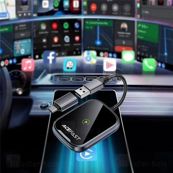 دانگل وایرلس کارپلی ایس فست ACEFAST QC1 Wireless Apple Carplay Adaptor