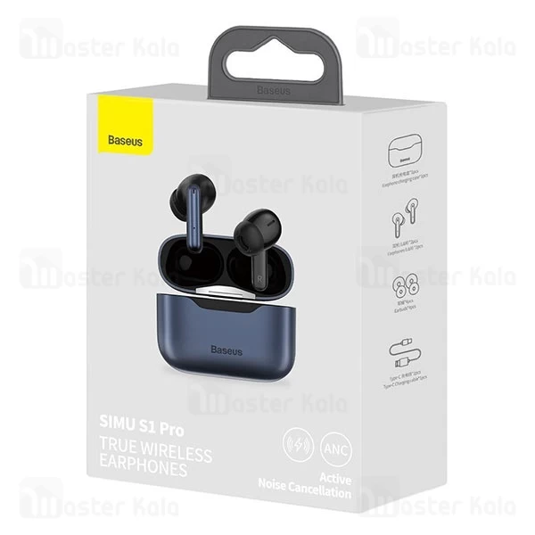 هندزفری بلوتوث Baseus SIMU S1 Pro ANC TWS Bluetooth Earphones NGS1P-0A