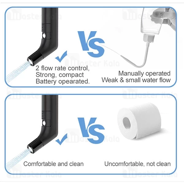 بیده قابل حمل گرین لاین Green Lion Compact Bidet Sprayer GNCMTBDTSPYBK