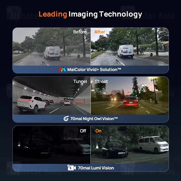 دوربین خودرو شیائومی Xiaomi 70mai M800 Dash Cam Set همراه دوربین عقب