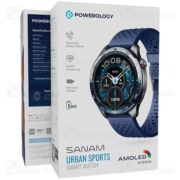 ساعت هوشمند پاورولوژی Powerology Sanam Urban Sports Smart Watch PSWBT290