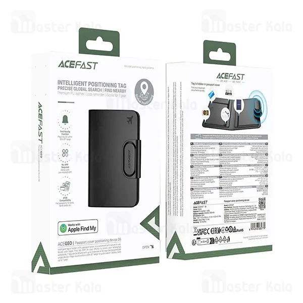 ردیاب هوشمند و کیف پاسپورتی ایس فست Acefast S6