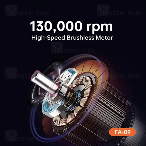 جت فن شارژی بیوا Biva FA-09 دمندگی 150000 دور در دقیقه