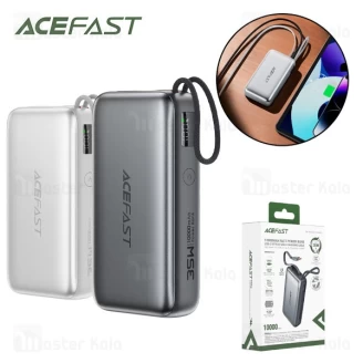 پاوربانک 10000 ایس فست ACEFAST M32 توان 35 وات همراه با کابل متصل
