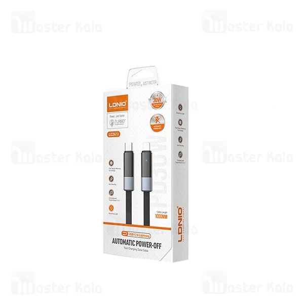 کابل لایتنینگ به Type-C الدینیو Ldnio LC241i طول 1 متر توان 30 وات