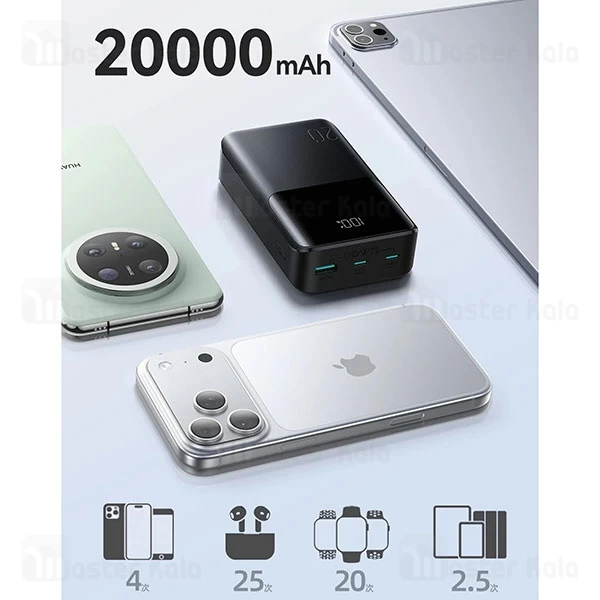 پاوربانک 20000 جویروم Joyroom JR-QP192 Mini توان 22.5 وات