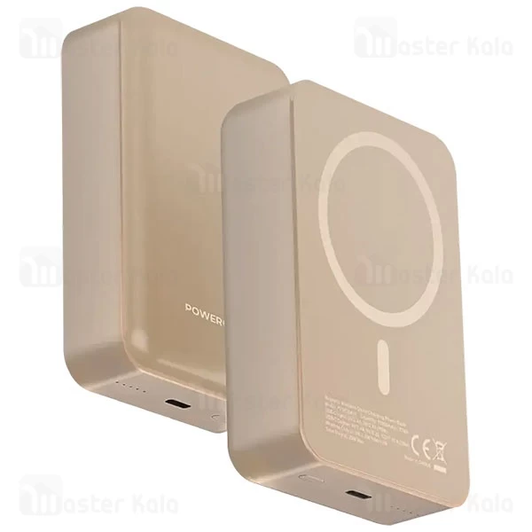 پاوربانک وایرلس 20000 مگ سیف پاورولوژی Powerology Magsafe Aluminum PPBCHA33 توان 20 وات