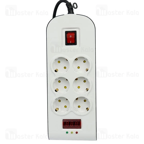چند راهی و محافظ برق پارت الکتریک Part Electric PE8796