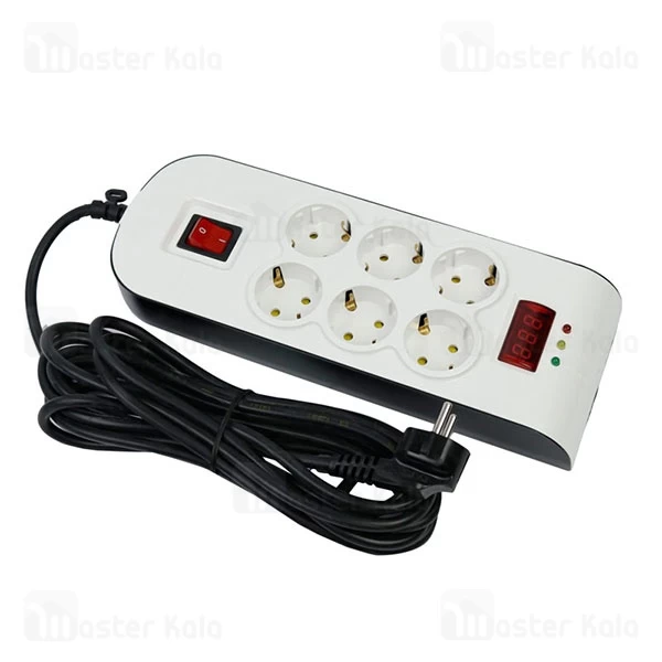 چند راهی و محافظ برق پارت الکتریک Part Electric PE8796