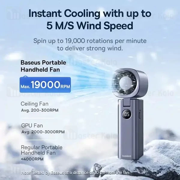 پنکه دستی بیسوس Baseus GoTrip DT1 c10272301813