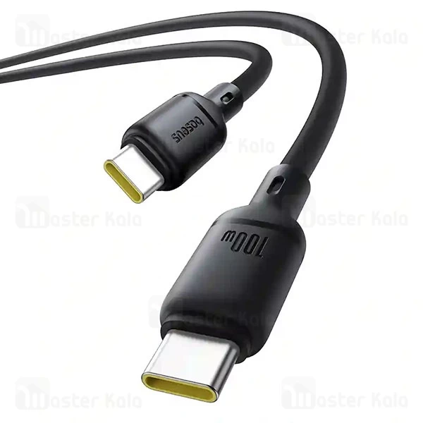 کابل Type-C به Type-C بیسوس Baseus Silky Series P10377704113-00 طول 1 متر توان 100 وات
