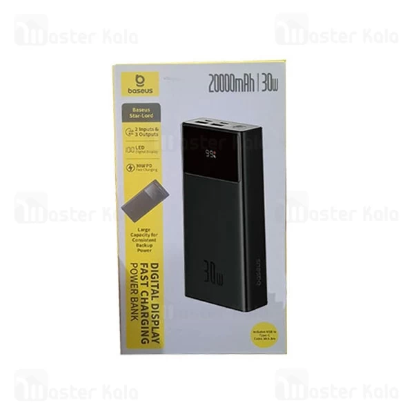 پاوربانک 20000 بیسوس Baseus Star-Lord p10022904113-00 توان 30 وات