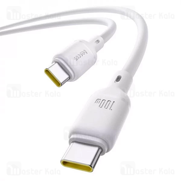 کابل Type-C به Type-C بیسوس Baseus Silky Series p10377704113-01 طول 2 متر توان 100 وات