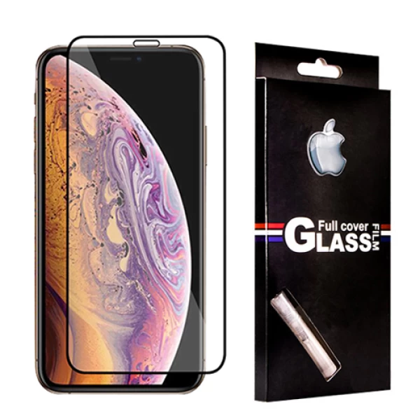 محافظ صفحه شیشه ای تمام صفحه تمام چسب مارک TT آیفون Apple iPhone XR