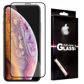 محافظ صفحه شیشه ای TT تمام صفحه تمام چسب 5D آیفون Apple iPhone X / XS