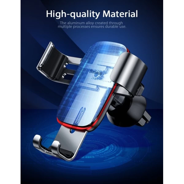 هولدر و پایه نگهدارنده موبایل بیسوس Baseus D01 Metal Age Gravity