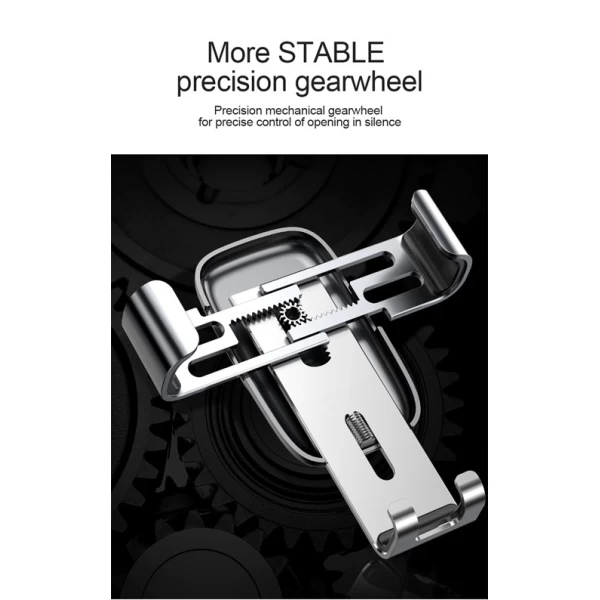 هولدر و پایه نگهدارنده تلسکوپی موبایل بیسوس Baseus F09 Metal Age Gravity