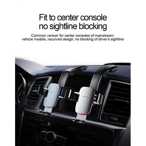 هولدر و پایه نگهدارنده تلسکوپی موبایل بیسوس Baseus F09 Metal Age Gravity