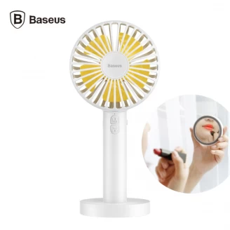 پنکه شارژی دوکاره بیسوس Baseus Macarons Fan CXMCL-02 همراه با آینه