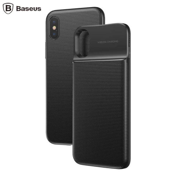 قاب و پاوربانک وایرلس 5000 میلی آمپر بیسوس iPhone X/XS Baseus Wireless Charger Backpack ACAPIPHX-ABJ