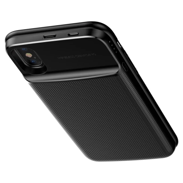 قاب و پاوربانک وایرلس 5000 میلی آمپر بیسوس iPhone X/XS Baseus Wireless Charger Backpack ACAPIPHX-ABJ