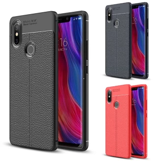 قاب محافظ ژله ای طرح چرم Xiaomi Mi 8 SE / Mi8 SE مدل Auto Focus