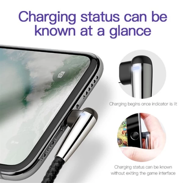 کابل شارژ لایتنینگ بیسوس Baseus MVP Mobile Game Cable