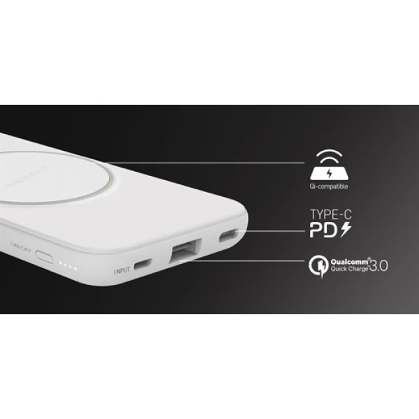 پاوربانک وایرلس فست شارژ 10000 میلی آمپر مومکس Momax QPower 3 IP83 Qualcomm 3.0