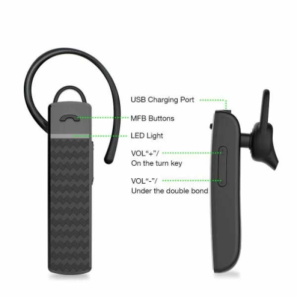 هندزفری بلوتوث تک گوش رومن Roman R556 Bluetooth Headset