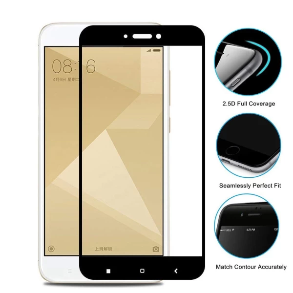 گلس تمام صفحه Xiaomi Redmi 4x TT Full Glue Glass Full Screen Protector