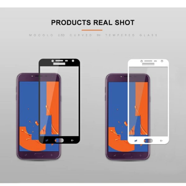 گلس تمام صفحه Samsung Galaxy J4 2018 Full Glue Glass Full Screen Protector