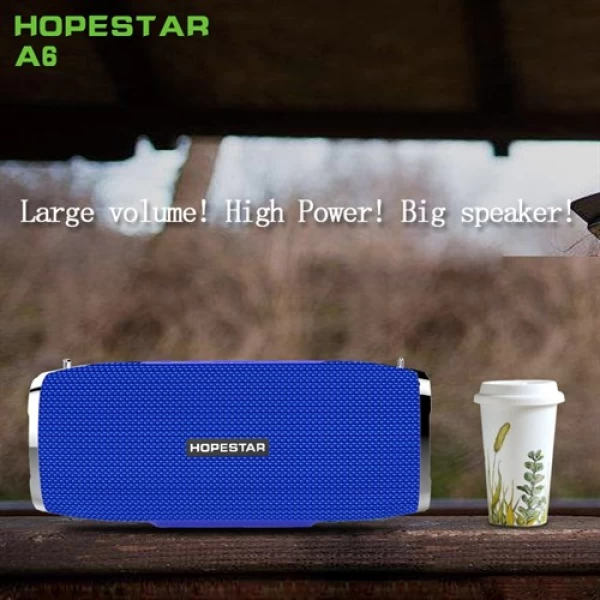 اسپیکر بلوتوث ضد آب و پاوربانک هاپ استار Hopestar A6 Bluetooth Speaker