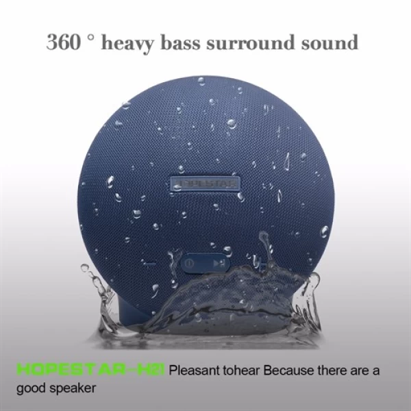 اسپیکر بلوتوث ضد آب و پاوربانک هاپ استار Hopestar H21 Bluetooth Speaker