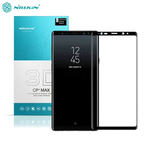 محافظ صفحه نمایش شیشه ای نیلکین 3D CP+ Max Samsung Galaxy Note 9
