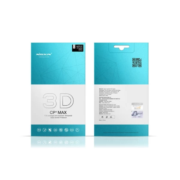 محافظ صفحه نمایش شیشه ای نیلکین 3D CP+ Max Samsung Galaxy S8 Plus