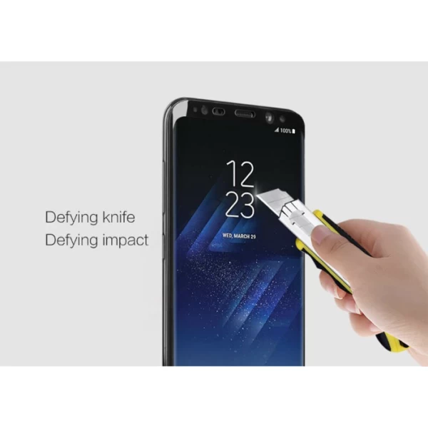 محافظ صفحه نمایش شیشه ای نیلکین 3D CP+ Max Samsung Galaxy S8 Plus