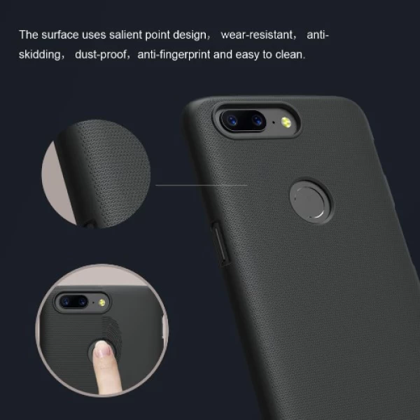کاور محافظ نیلکین Frosted Shield مناسب OnePlus 5T
