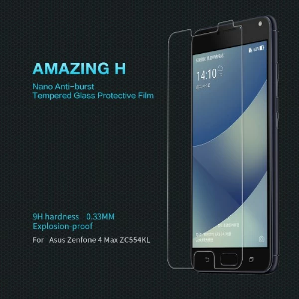 گلس نیلکین Asus Zenfone 4 Max ZC554KL Nillkin H Glass