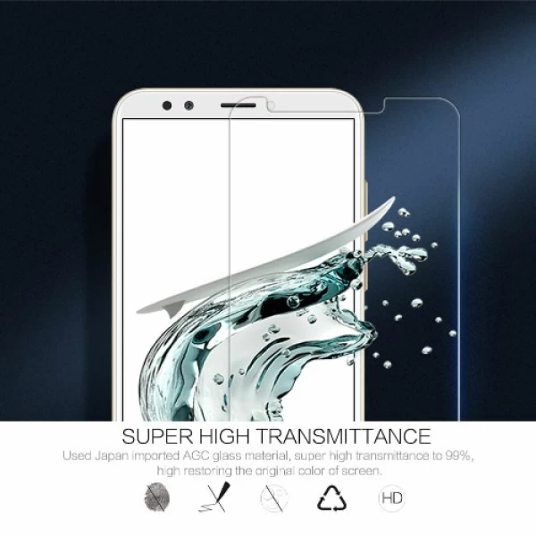 محافظ صفحه نمایش شیشه ای نیلکین H+ Pro Glass Huawei Y7 Prime 2018 / Honor 7C / Y9 2018