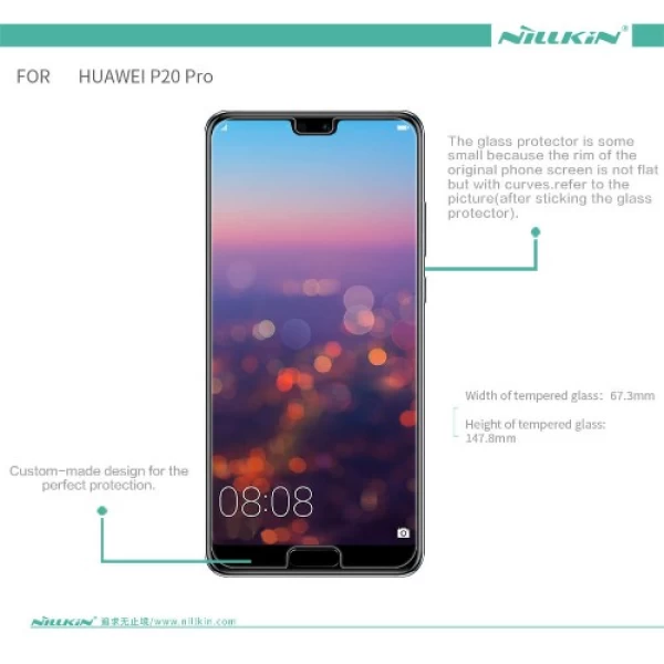 گلس نیلکین Huawei P20 Pro Nillkin H+ Pro Glass