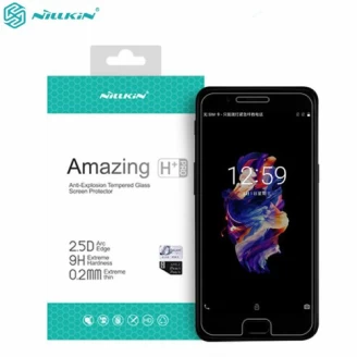 محافظ صفحه نمایش شیشه ای نیلکین H+ Pro Glass OnePlus 5 / A500