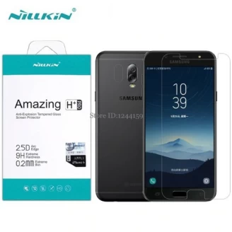 محافظ صفحه نمایش شیشه ای نیلکین H+ Pro Glass Samsung Galaxy C8/J7 Plus